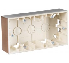 Simon 15 Шампань Монтажная коробка для накладного монтажа, 2 поста  1590752-034  Simon