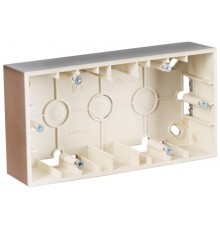 Simon 15 Шампань Монтажная коробка для накладного монтажа, 2 поста  1590752-034  Simon