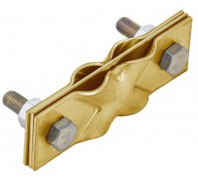 Зажим заземл. диаг. пол./прут.-пол./прут. латунь  ZGC12-40-1-16-40  IEK