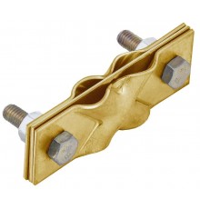 Зажим заземл. диаг. пол./прут.-пол./прут. латунь  ZGC12-40-1-16-40  IEK