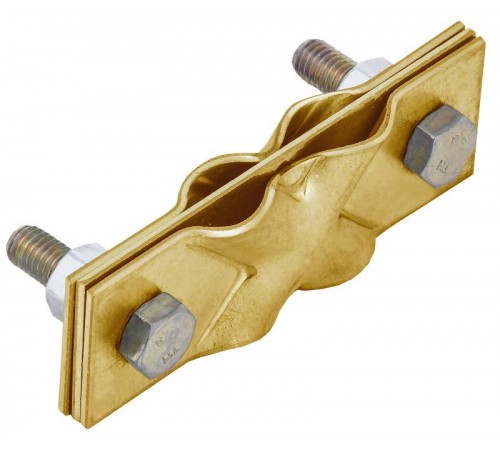 Зажим заземл. диаг. пол./прут.-пол./прут. латунь  ZGC12-40-1-16-40  IEK