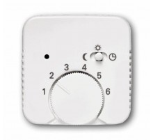 Плата центр. (накладка) для мех. терморег. (термостата) 1095 U, 1096 U, серия Reflex SI/SI linear, альп. белый  1710-0-3556   2CKA001710A3556  ABB