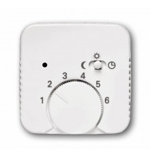 Плата центр. (накладка) для мех. терморег. (термостата) 1095 U, 1096 U, серия Reflex SI/SI linear, альп. белый  1710-0-3556   2CKA001710A3556  ABB