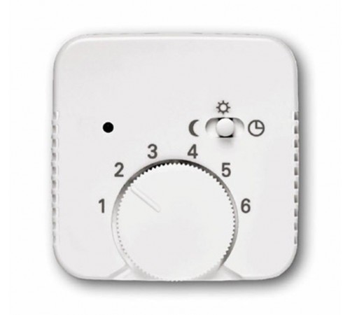 Плата центр. (накладка) для мех. терморег. (термостата) 1095 U, 1096 U, серия Reflex SI/SI linear, альп. белый  1710-0-3556   2CKA001710A3556  ABB