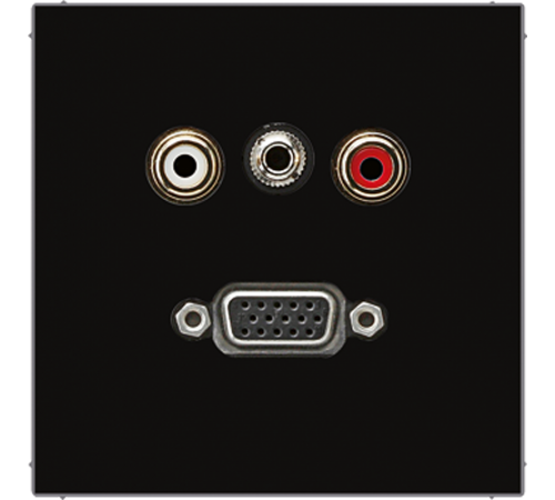 2x Cinch Audio (RCA) / Stereo разъем (TRS 3.5 mm) / VGA MALS1072SW Jung