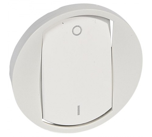 Celiane Белый Клавиша Выключателя 2х полюсного (мех 067020)  068021  Legrand