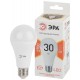 Лампа светодиодная LED A65-30W-827-E27 (диод, груша, 30Вт, тепл, E27) (10/100/1200)  Б0048015  ЭРА