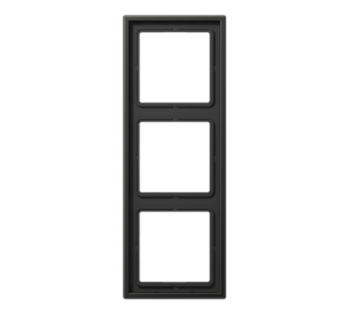 Рамка для вертикальной и горизонтальной установки, 3 поста; металл; антрацит; Aluminium  AL2983AN  Jung