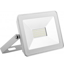 Прожектор светодиодный SFL90-30 2835SMD 30W 6400K AC220V/50Hz IP65, белый в компактном корпусе, 150*27*110 мм  55072  SAFFIT