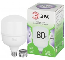 Лампа светодиодная  GREEN LINE LED POWER T120-80W-865-E27/E40 GL Е27/Е40 80 Вт колокол холодный свет  Б0067066  ЭРА