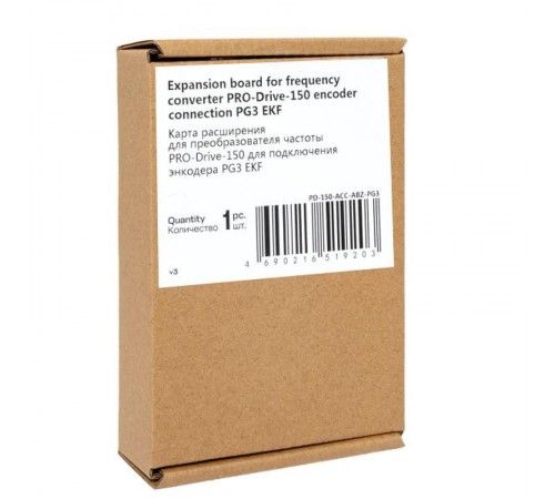 Карта расширения для преобразователя частоты PRO-Drive PD-150-ACC-ABZ-PG3  PD-150-ACC-ABZ-PG3  EKF