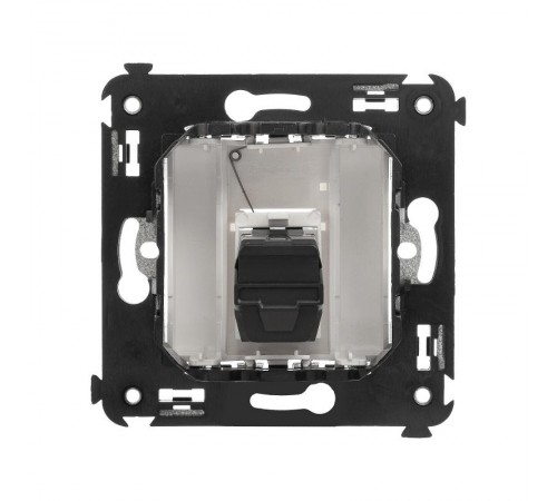 USB 2.0 розетка одинарная в стену, тип А-А, "Avanti", "Белое облако"  4400403  DKC