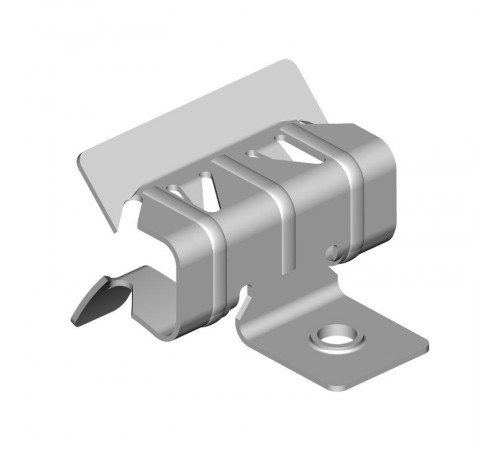 Зажим балочный 2-7 мм  с отгибом и резьбой М6    PR08.5816  Промрукав