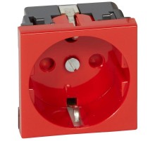 Розетка Mosaic 2M 2P+Т нем.ст с блокировкой (необх ключ 050299)  077214  Legrand