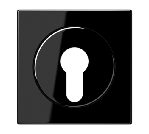 Крышка к выключателю для замочного механизма; чёрная LS928SW Jung