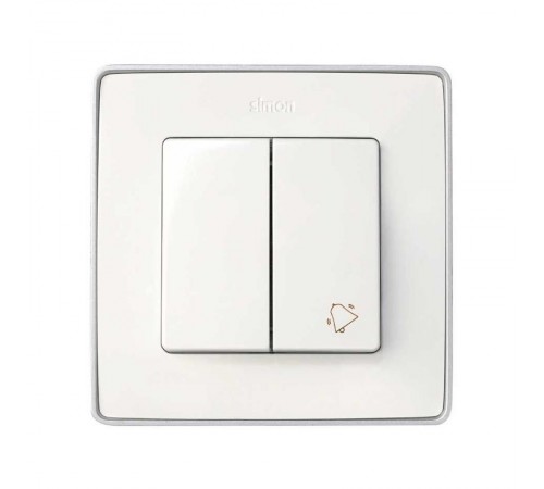 Simon 75 Механизм Выключатель 2-кл (проходной + кнопочный), 10А, 250В, S82, S82N, S88, S82 Detail  75301-39  Simon