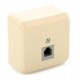 Этюд Кремовый О/У Розетка телефонная 1-ая  TELA-001K  SE