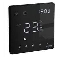 ArtGallery Черный Термостат программируемый с Wi-Fi для электрического теплого пола, 16 А, моноблочный GAL001038  SE
