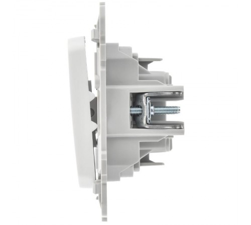 FLITE Выключатель 2-клавишный 10А ВС12-1-0-ФлБ белый  FI-V20-0-10-1-K01  IEK