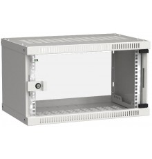 Шкаф LINEA WE 6U 550x350мм дверь стекло серый  LWE3-06U53-GF  ITK