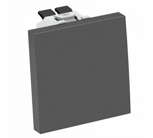 Переключатель одноклавишный 1-полюсный 10A 250В 1 модуль Modul45, 45х45 мм черный  6120934  OBO Bettermann