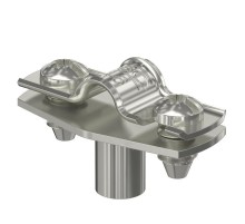 Крепежная скоба дистанционная 5-6 мм (с резьбовым соединением M6) из нержавеющей стали А4  1362454  OBO Bettermann