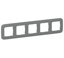 FLITE Artistic Рамка 5-ая РУ-5-А-ФлМА мокрый асфальт  FI-M52-31-20-K80  IEK