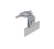 Фальцевый держатель H50 мм для прутка  5-10 мм CU  FD-H50-D5-10 CU  КМ-профиль