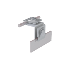 Фальцевый держатель H50 мм для прутка  5-10 мм  FD-H50-D5-10  КМ-профиль