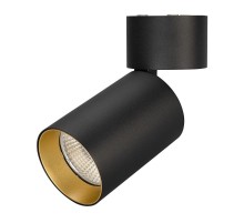 Светильник SP-POLO-SURFACE-FLAP-R85-15W Day4000 (BK-GD, 40 deg)  027544  Arlight
