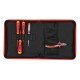 Набор отверток, отвертка тестер сети и диэлектрическиие бокорезы 160 мм в сумке  41390504  Felo