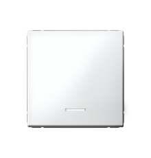 ArtGallery Лотос Выключатель 1-клавишный кнопочный с подсветкой, 10А, механизм  GAL001316  SE