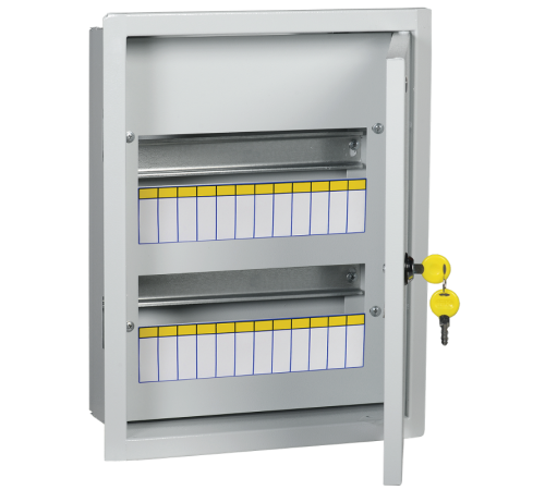 TITAN 3 Корпус металлический ЩРв-24 (395х310х120) IP31 белый  MKM14-V-24-31-TW  IEK