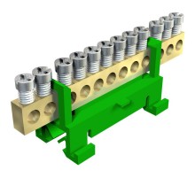 Клемма защитного провода желто-зеленая 12x16 мм2  2054094  OBO Bettermann