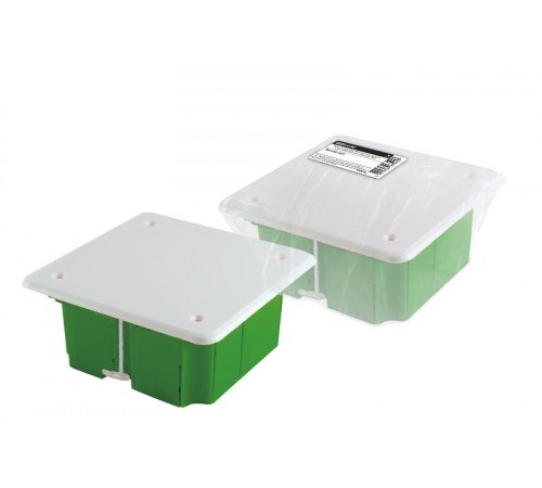 Коробка распределительная с/у 92х92х45мм, крышка, метал. лапки, IP20, инд. штрихкод,  SQ1403-1021  TDM