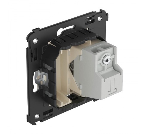 Розетка TV проходная в стену, "Avanti", "Ванильная дымка"  4405513  DKC