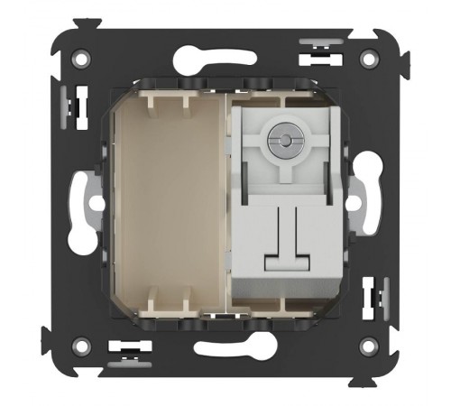 Розетка TV проходная в стену, "Avanti", "Ванильная дымка"  4405513  DKC