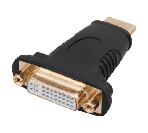 Переходник штекер HDMI - гнездо DVI-I  17-6807  REXANT