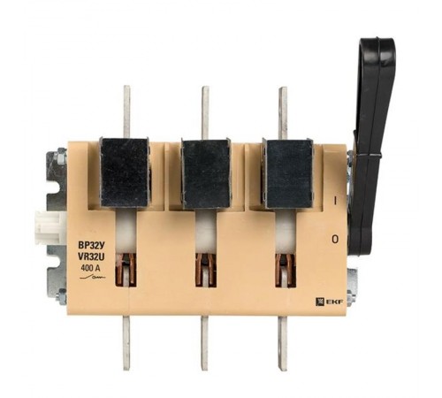 Выключатель-разъединитель ВР32У-37А31220 400А, 1 направление с д/г камерами, несъемная левая/правая рукоятка EKF MAXima PROxima  uvr32-37a31220  EKF