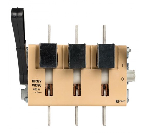Выключатель-разъединитель ВР32У-37А31220 400А, 1 направление с д/г камерами, несъемная левая/правая рукоятка EKF MAXima PROxima  uvr32-37a31220  EKF