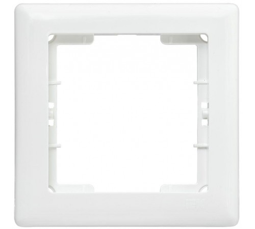 РГ-1-ББ Рамка 1 мест. BOLERO белый  EMB12-K01  IEK