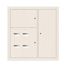 Щит этажный 4 кв. RAL9001 (1000х950х150)  Basic mb28-v-4-r9001 EKF