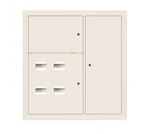 Щит этажный 4 кв. RAL9001 (1000х950х150)  Basic mb28-v-4-r9001 EKF