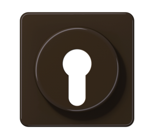 Крышка для выключателя с замком; коричневая  CD528BR  Jung