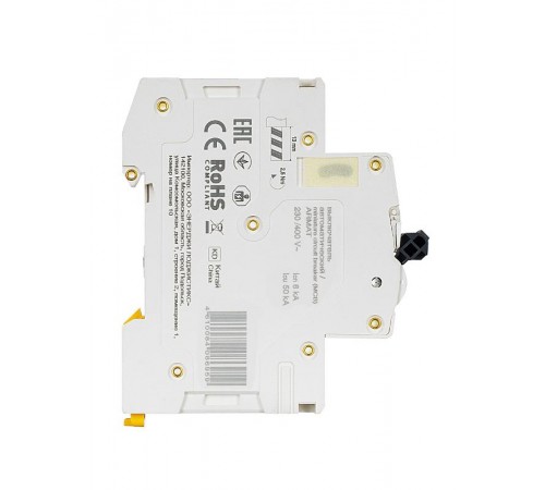 Выключатель автоматический двухполюсный M06N 2P B 3А 6кА ARMAT  AR-M06N-2-B003  IEK