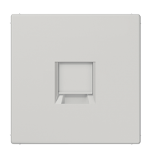 Плата (фиксация защёлкиванием) для одного модуля; термопласт; светло-серый  LS1969-15WELG  Jung