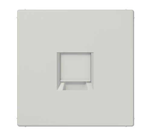 Плата (фиксация защёлкиванием) для одного модуля; термопласт; светло-серый  LS1969-15WELG  Jung