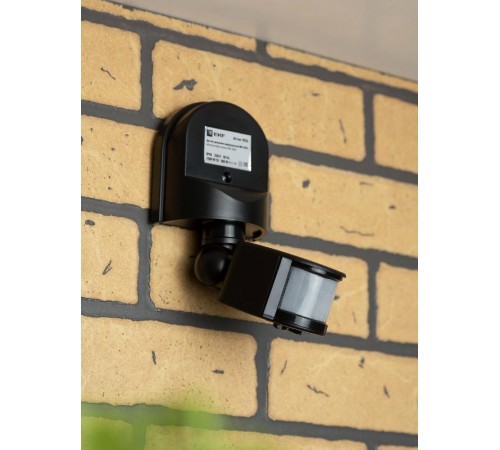 Датчик движения ИК настенная 1200Вт 180гр. до 12м IP44 MS-16Cb черный EKF PROxima   dd-ms-16Cb   EKF