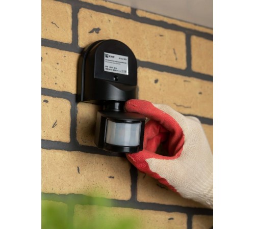 Датчик движения ИК настенная 1200Вт 180гр. до 12м IP44 MS-16Cb черный EKF PROxima   dd-ms-16Cb   EKF