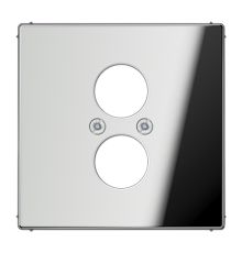 Крышка для 2-х гнезд подключения громкоговорителя; полированный хром  GCR2962-2  Jung